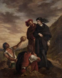 Hamlet and Horatio in the Graveyard