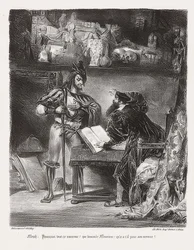 Mephistopheles Appearing to Faust