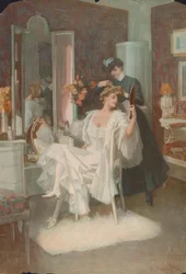 At the Toilette