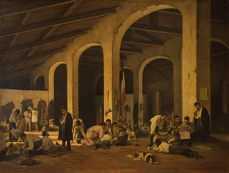 Volunteer Tuscan Artists at the Barracks of Modena