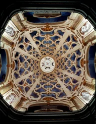 Baroque Art: Vault of the Church of the Assunta decorated by Ferdinando Galli da Bibiena
