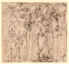 Stage Design: Hall in a Palace
