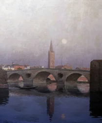 Le Pont Neuf in Toulouse, Early 20th Century