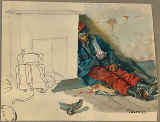 Wounded Soldier After the Battle of Vailly
