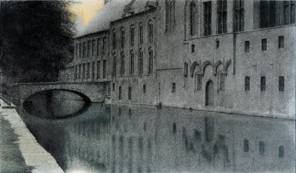 Souvenir de Flandre. A canal
