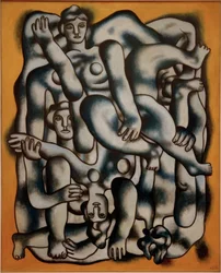 The Acrobats in Gray