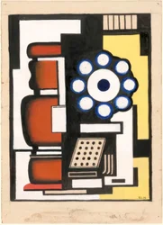 Study for "The Ball Bearing"