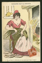 Postcard, Satirical in Colors