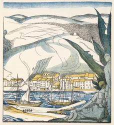 Antibes, from Gazette de Bon Ton, pub.1920