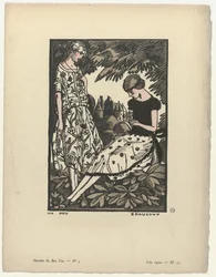 Gazette du Bon Ton, 1920 - No. 5, Pl. 34: A Little, A Lot