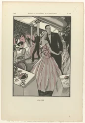 Fashions and Manners of Today, 1922, Pl. 3: Dance