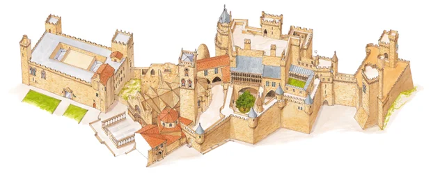 Olite Castle, Navarra, Spain