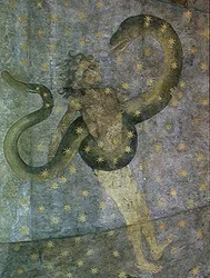 A Man and a Serpent (detail)