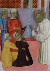 Altarpiece of St. Bernard de Clairvaux: Exorcism of a Possessed by the Devil