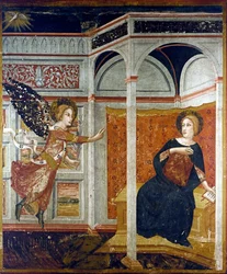Annunciation to Mary (detail)