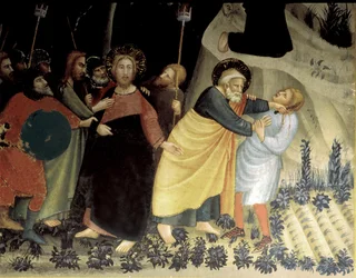 Arrest of Jesus in the Garden of Gethsemane (detail)