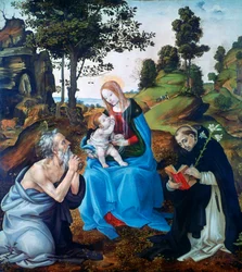 The Virgin and Child with Saints Jerome and Dominic