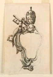A Papal Escutcheon, 1740-70