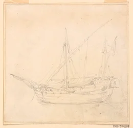 A Sailing Ship, ca. 1780