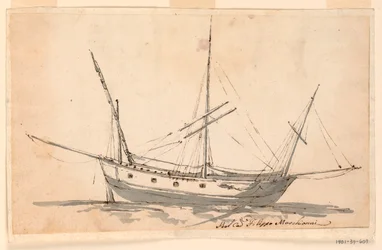 A Sailing Ship, ca. 1780