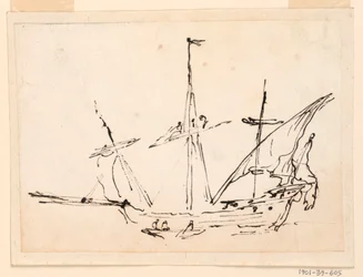 A Sailing Vessel, 1770-1800