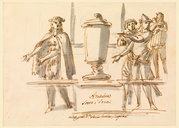 Allegory of America, Decoration for the Salon of Cardinal Falconieri in Frascati, 18th–19th century