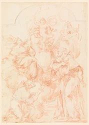 Study for an Altar Painting with Christ Child