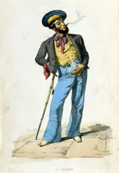 Il Guappo by F. Palizzi (from 