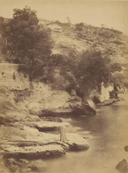 Beach, Cliff, and Water Front Cafe