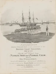 A Yankee Ship and a Yankee Crew (Sheet Music Cover)