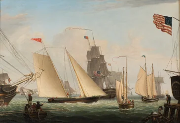 Yacht Northern Light in Boston Harbor