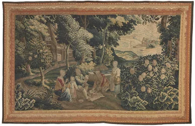 A Flemish Pastoral Tapestry, Early 18th Century
