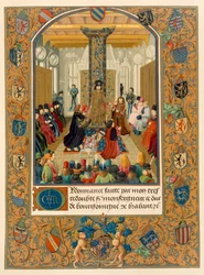 Duke Charles le Temeraire in the Midst of His Court with the Knights of the Order of the Golden Fleece