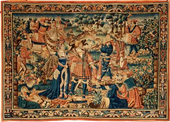 Flemish tapestry. 16th century