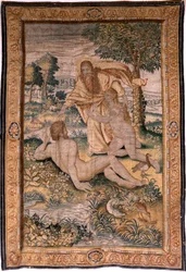 Series Genesis or The Creation Man. God creates Woman and introduces her to Adam. Ca 1630.