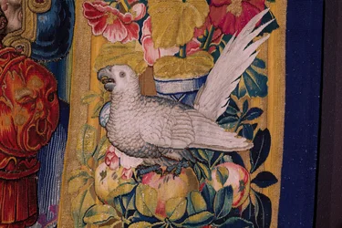 Series The Apocalypse: Saint Michael defeating the dragon. Ca 1553-1555. (detail)