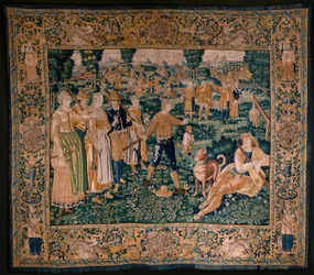 The Goose Game (Flemish Tapestry)