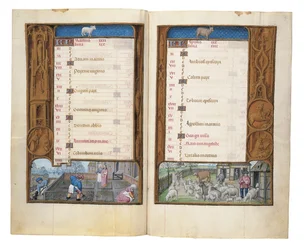 Folios from the Rothschild Book of Hours, Ghent or Bruges