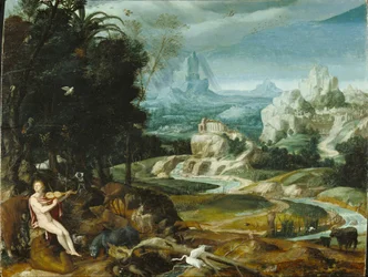 Landscape with Orpheus, c.1570