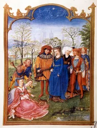 Marriage in the Countryside from a Bréviaire Grimani