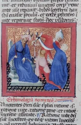 Page from the Legenda Aurea, Bruges, c.1400-10