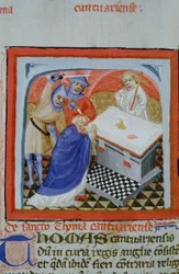 Page from the Legenda Aurea, Bruges, c.1400-10