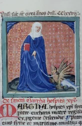 Page from the Golden Legend, Bruges, c.1400-10