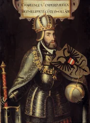 Portrait in Foot of Charles V