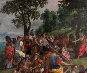 Preaching of John in the desert