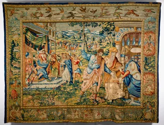 St. Paul with Barnabas expelled from the place of his preaching