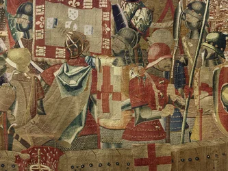 Tapestry showing the Conquests of King Alfonso V of Portugal (detail)