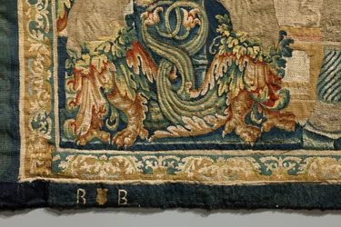 Tapestry showing the Conquests of King Alfonso V of Portugal, Tournai (detail)