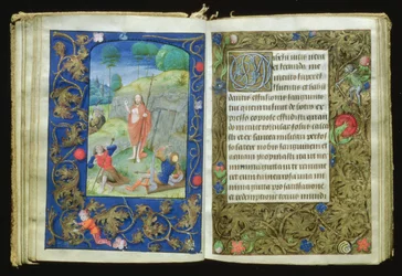 The Resurrection, miniature from the Stafford Prayer Book