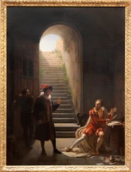 The Cup in prison visited by Montaigne
